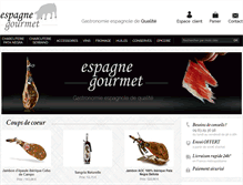 Tablet Screenshot of espagne-gourmet.com